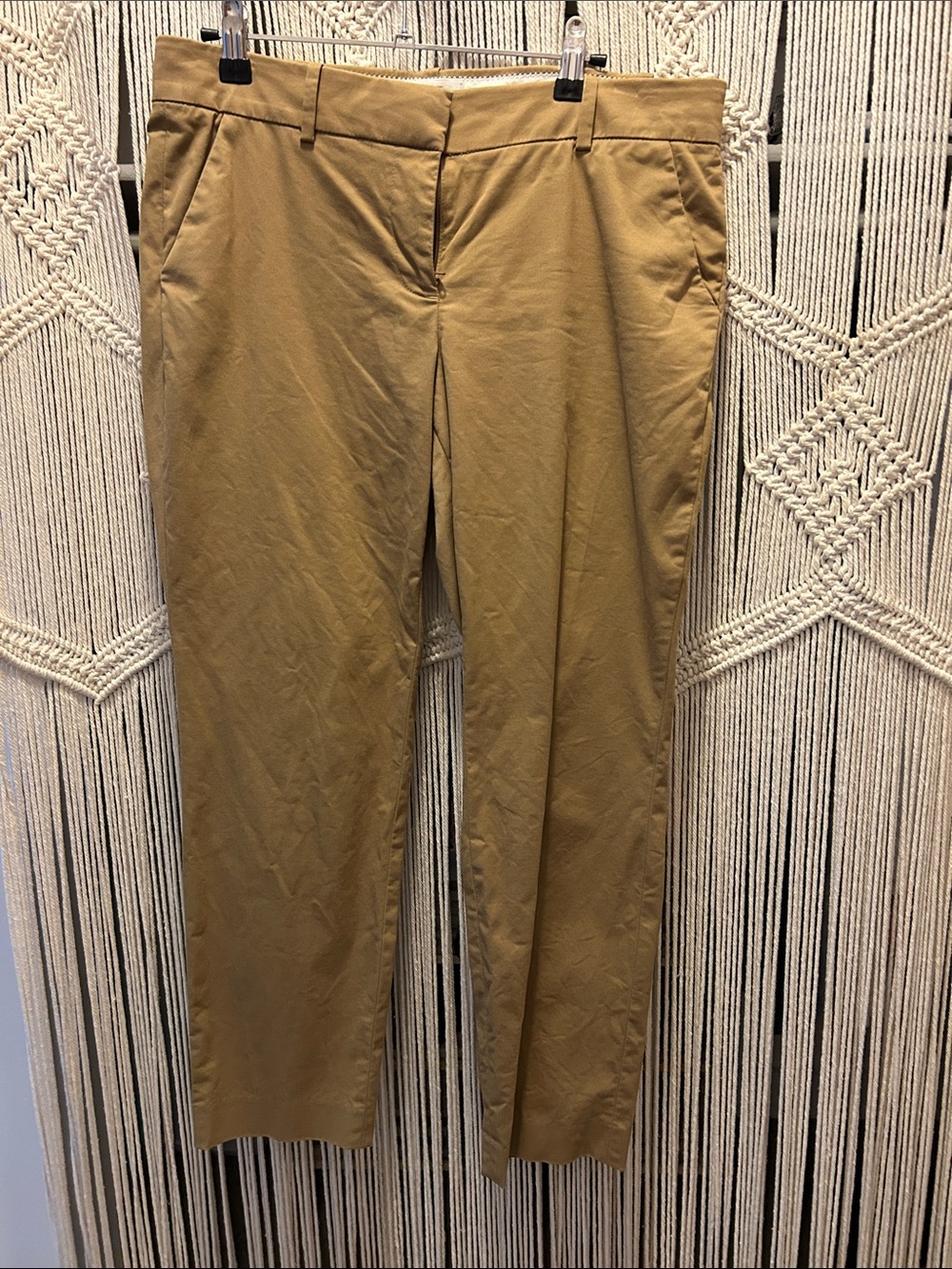 Woman’s Classic Straight-Fit Khaki Pants
